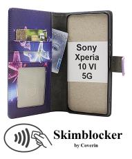 Skimblocker Sony Xperia 10 VI 5G Lommebok Deksel Design