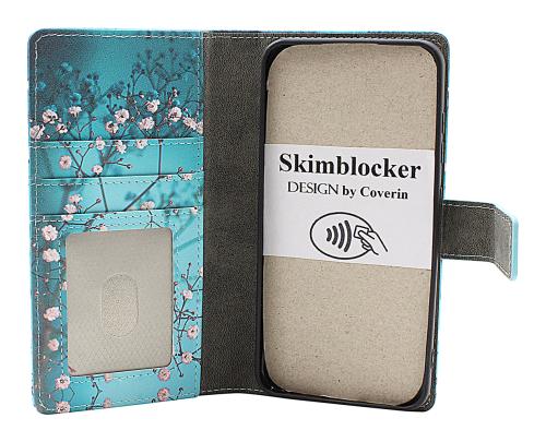 Skimblocker Samsung Galaxy S25 Magnet Lommebok Deksel Design