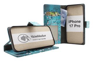 Skimblocker iPhone 17 Pro Lommebok Deksel Design