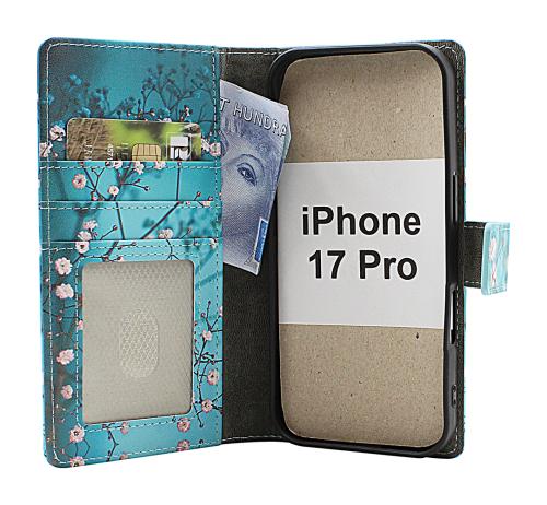 Skimblocker iPhone 17 Pro Lommebok Deksel Design