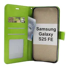 Crazy Horse Samsung Galaxy S25 FE Lommebok Deksel
