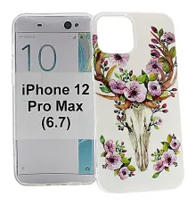 TPU Designdeksel iPhone 12 Pro Max (6.7)
