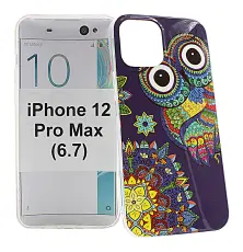 TPU Designdeksel iPhone 12 Pro Max (6.7)