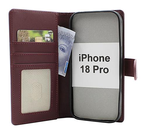Skimblocker iPhone 18 Pro Magnet Lommebok Deksel