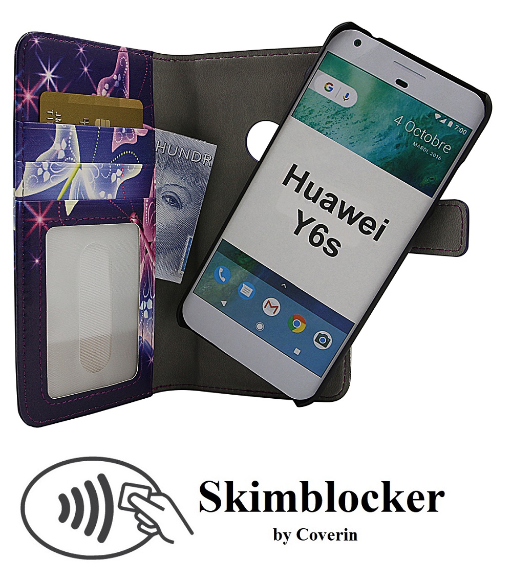 Skimblocker Magnet Designwallet Huawei Y6s