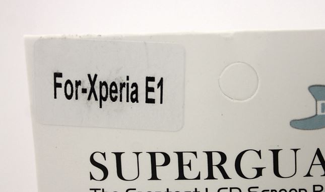 Skjermbeskyttelse Sony Xperia E1 (D2005)