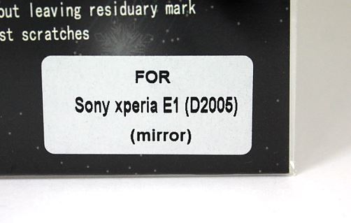 Speilskjermbeskyttelse Sony Xperia E1 (D2005)