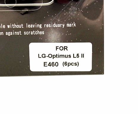 6-Pakning Skjermbeskyttelse LG Optimus L5 II (E460)