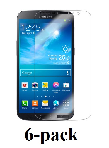 6-pakning Skjermbeskyttelse Samsung Galaxy Mega (i9205)