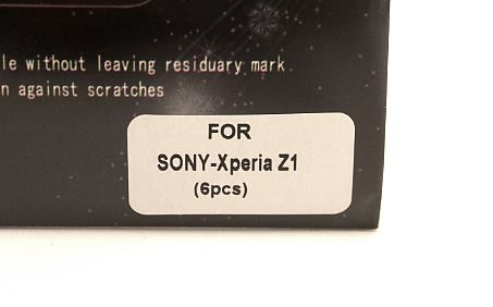 6-pakning Skjermbeskyttelse Sony Xperia Z1 (L39h)
