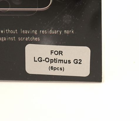 6-pakning Skjermbeskyttelse LG G2 (D802)