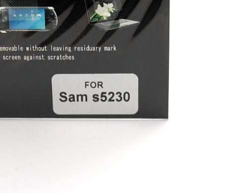 Skjermbeskyttelse Samsung Tocco Lite (S5230)