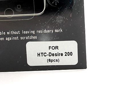 6-pakning Skjermbeskyttelse HTC Desire 200