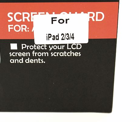 Skjermbeskyttelse iPad 2,3 och 4
