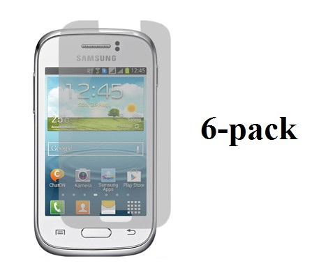6-pakning Skjermbeskyttelse Samsung Galaxy Young