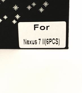 6-pakning Skjermbeskyttelse Google Nexus 7 (2nd Generation)