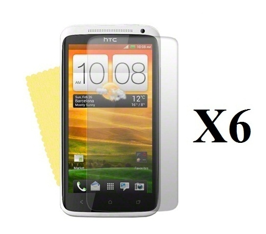 6-pakning Skjermbeskyttelse HTC One X