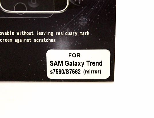 Speilskjermbeskyttelse Samsung Galaxy Trend