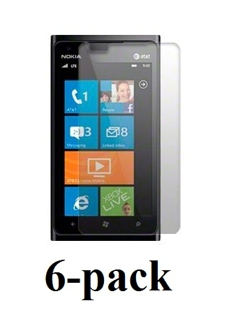 6-pakning Skjermbeskyttelse Nokia Lumia 900