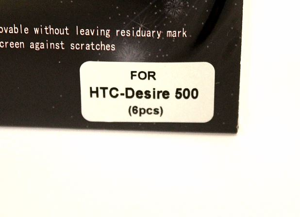 6-pakning Skjermbeskyttelse HTC Desire 500