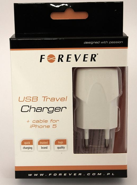 Forever iPhone 5/5s/SE/5c Vgoplader