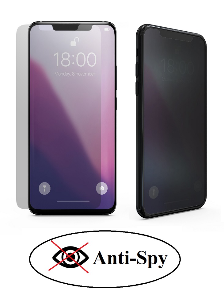 Privacy Skjermbeskytter i herdet glass iPhone X / Xs / 11 Pro