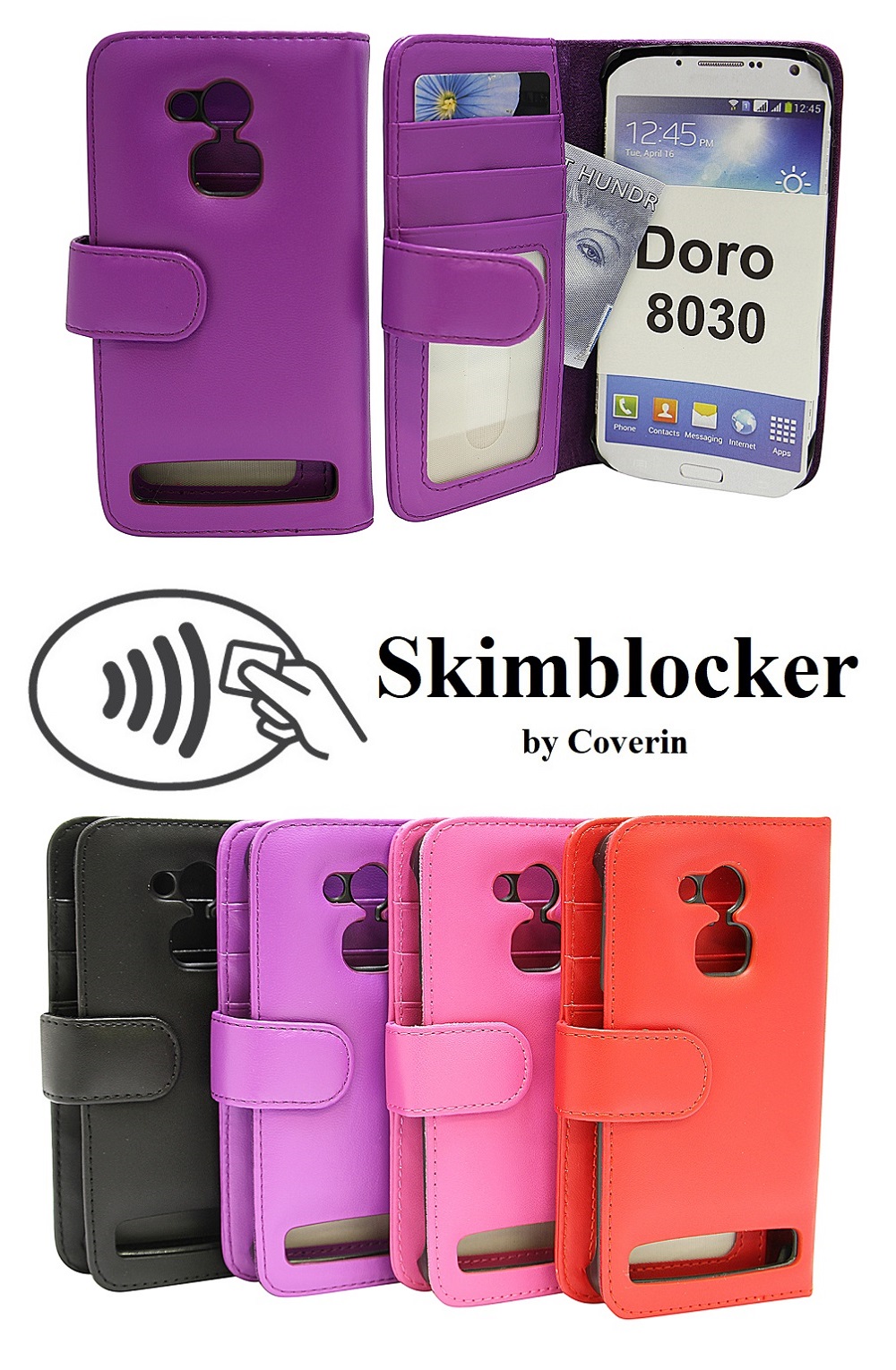 Skimblocker Lommebok-etui Doro 8030
