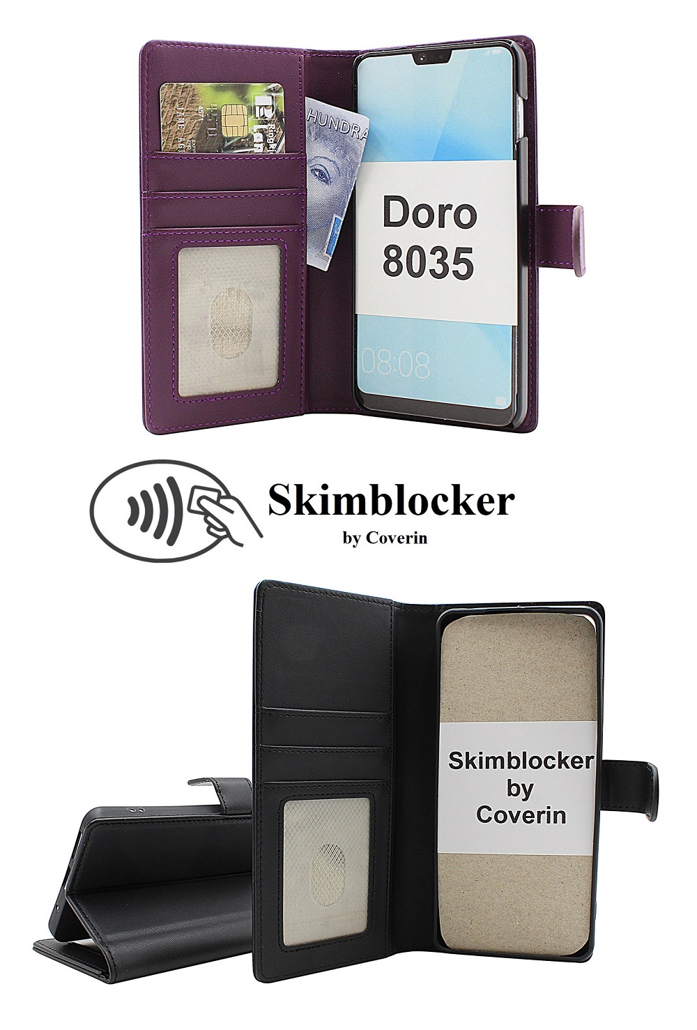 Product Image for Skimblocker Doro 8035 Lommebok Deksel
