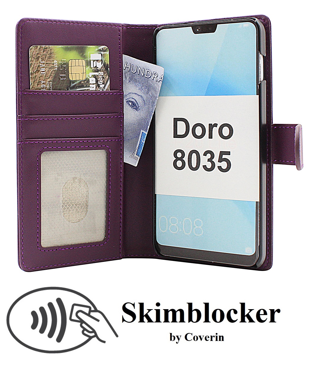 Product Image for Skimblocker Doro 8035 Lommebok Deksel