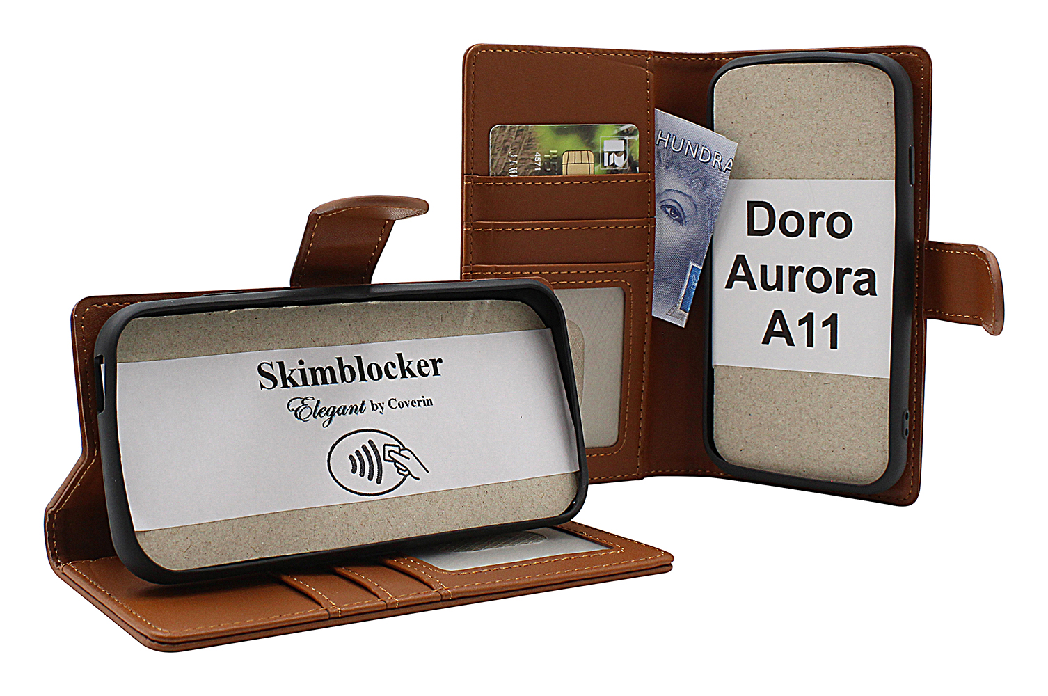 Skimblocker Doro Aurora A11 Lommebok Deksel