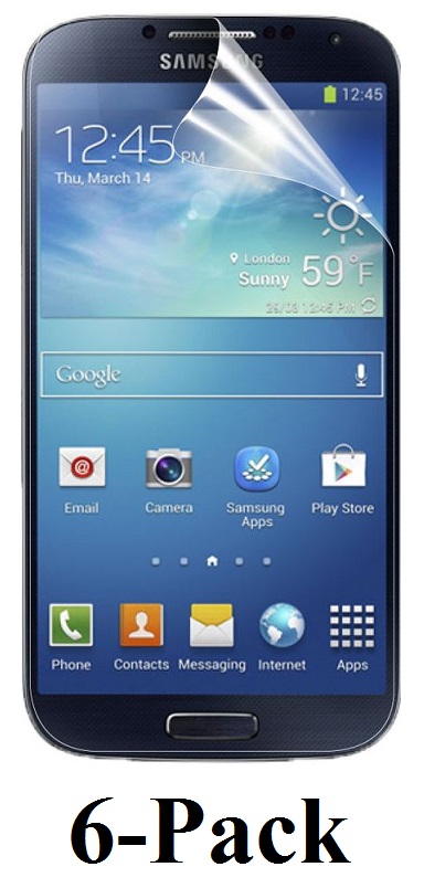 6-pakning Skjermbeskyttelse Samsung Galaxy S4
