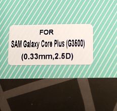 Skjermbeskyttelse av glass Samsung Galaxy Core Plus (G3500)