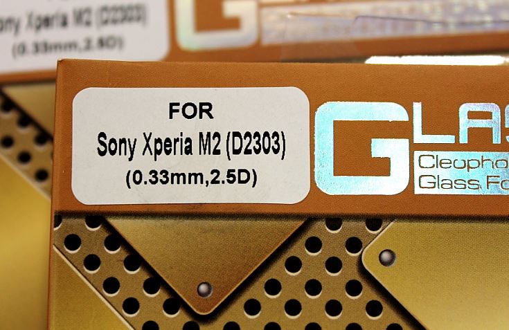 Skjermbeskyttelse av glass Sony Xperia M2 (D2303)