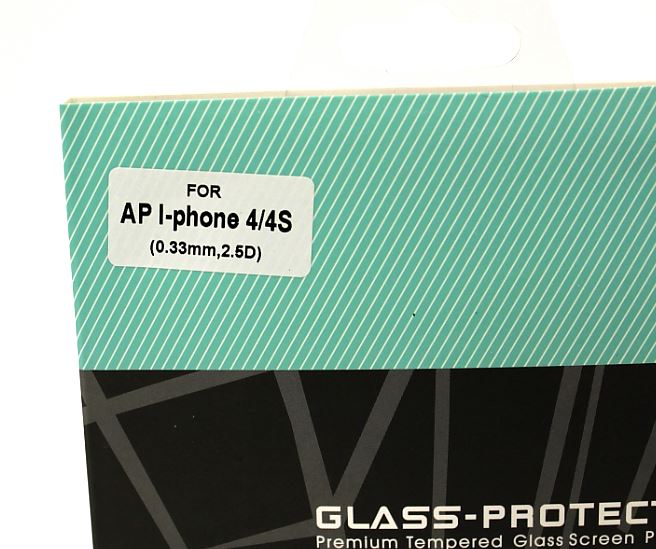 Skjermbeskyttelse av glass iPhone 4/4S