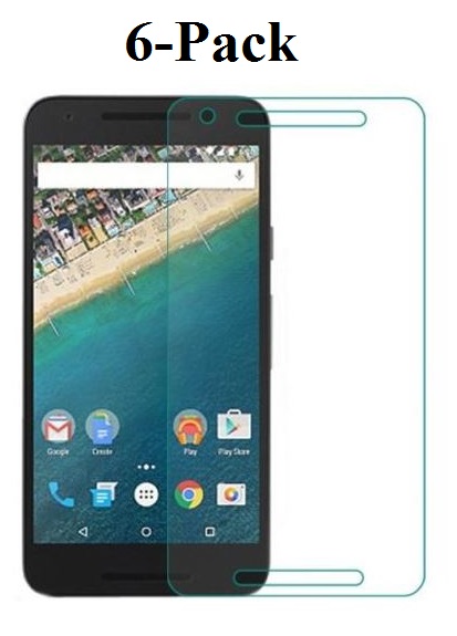 6-pakning Skjermbeskyttelse Google Nexus 5X (H791)