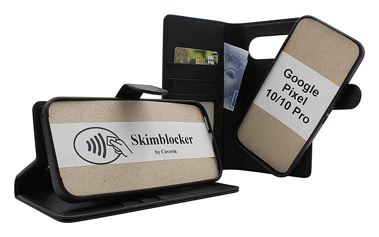Product Image for Skimblocker Google Pixel 10 / Pixel 10 Pro Magnet Lommebok Deksel
