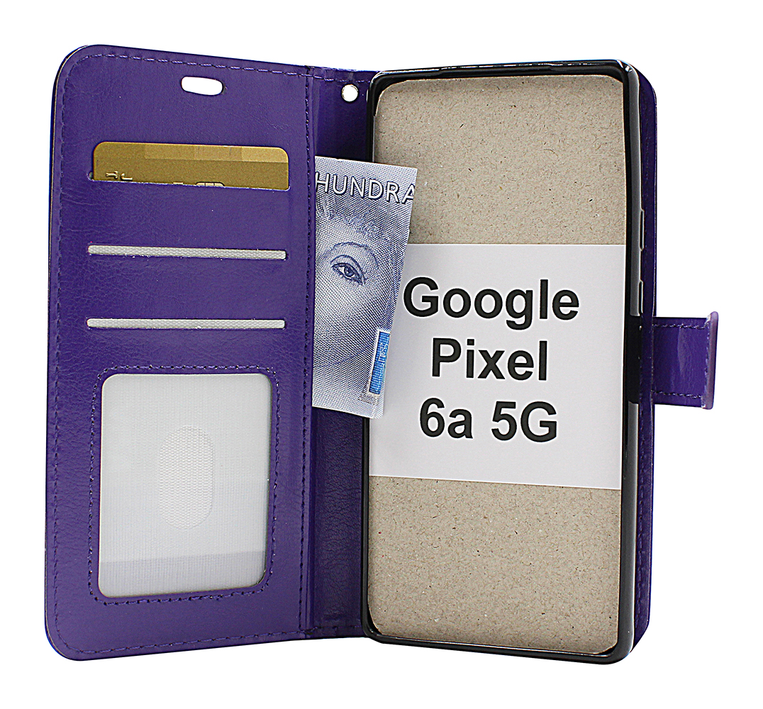 Crazy Horse Wallet Google Pixel 6a 5G