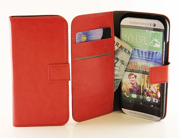 Crazy Horse Standcase Wallet HTC One Mini 2