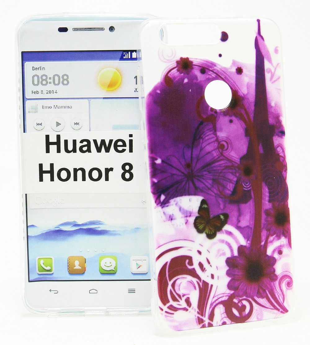 TPU Designdeksel Huawei Honor 8