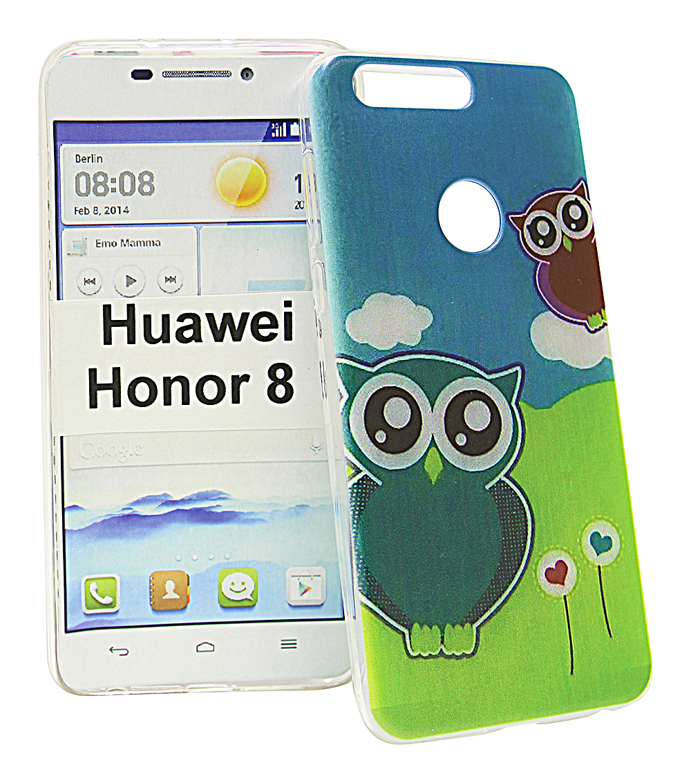 TPU Designdeksel Huawei Honor 8