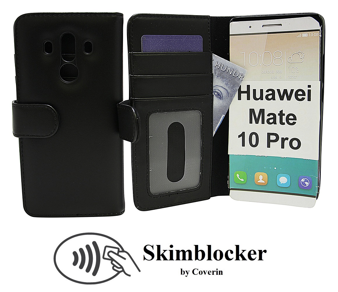 Skimblocker Lommebok-etui Huawei Mate 10 Pro