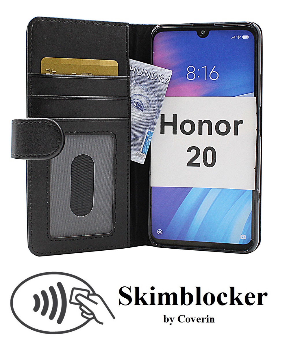 Skimblocker Lommebok-etui Honor 20