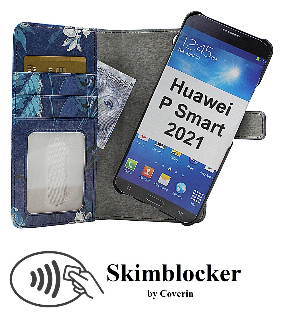 Skimblocker Magnet Designwallet Huawei P Smart 2021