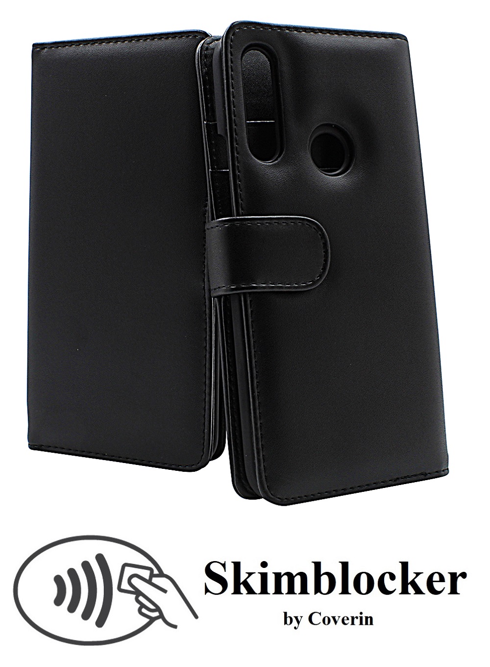 Skimblocker Lommebok-etui Huawei P Smart Pro