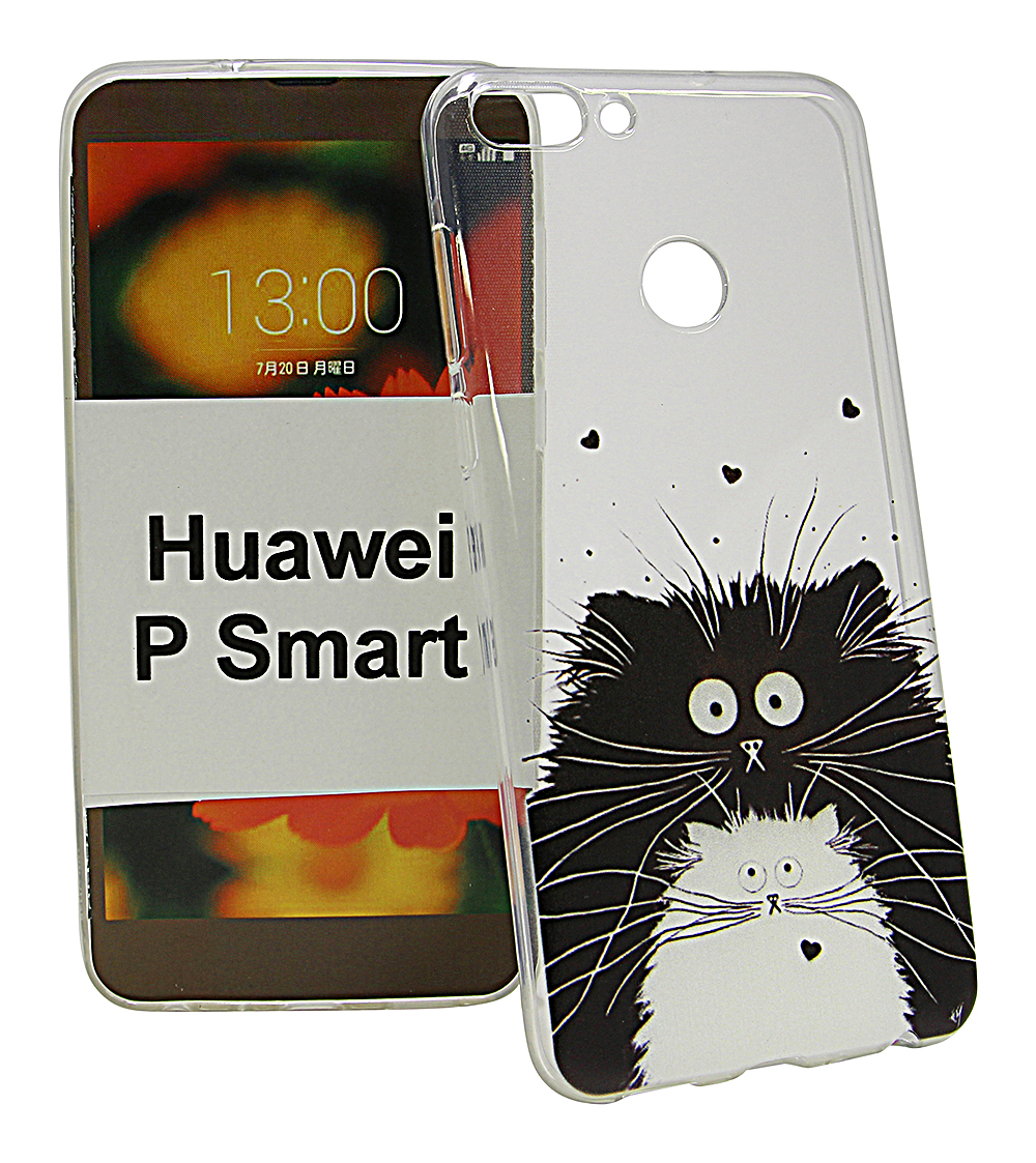 TPU Designdeksel Huawei P Smart