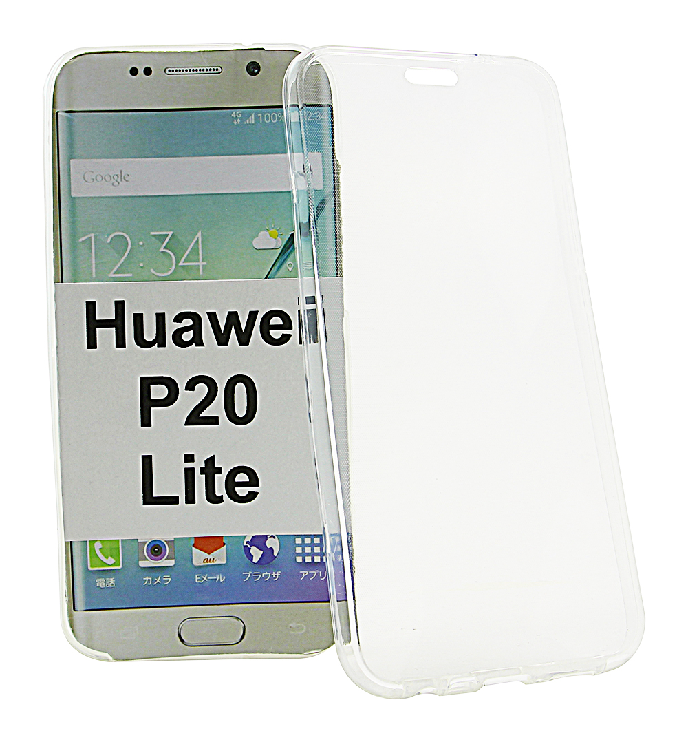 Ultra Thin Front & Back TPU Deksel Huawei P20 Lite
