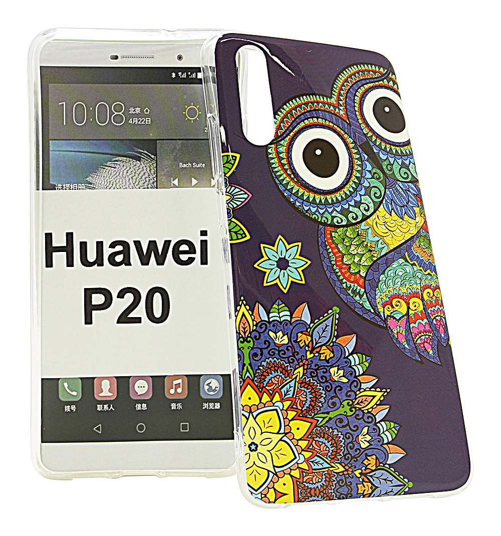 TPU Designdeksel Huawei P20