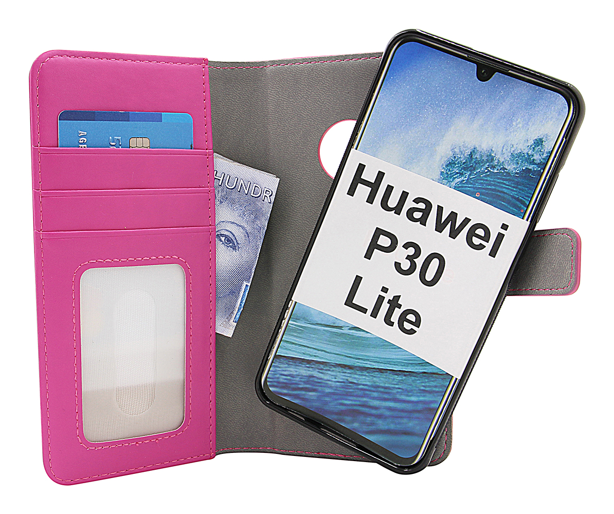 Skimblocker Magnet Wallet Huawei P30 Lite