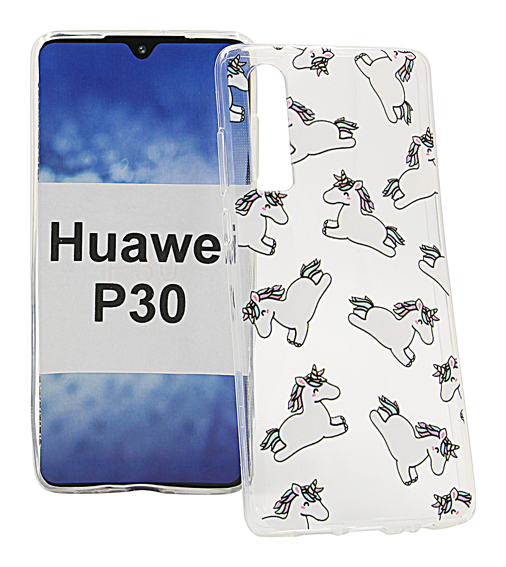 TPU Designdeksel Huawei P30