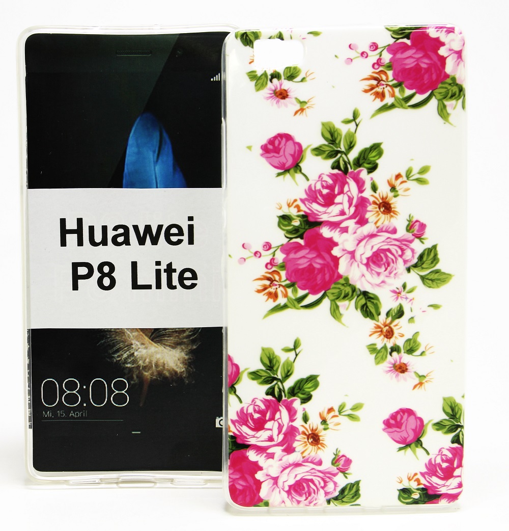 TPU Designdeksel Huawei P8 Lite